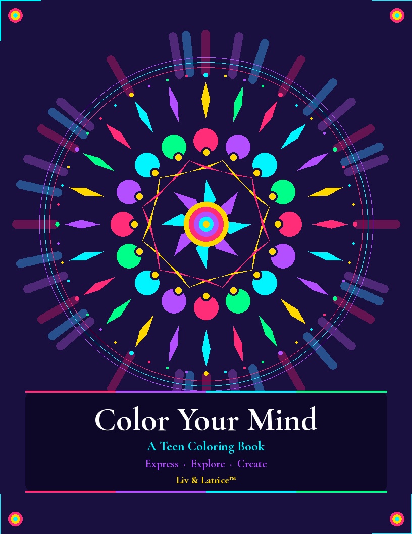 Color Your Mind — Teen Coloring Book