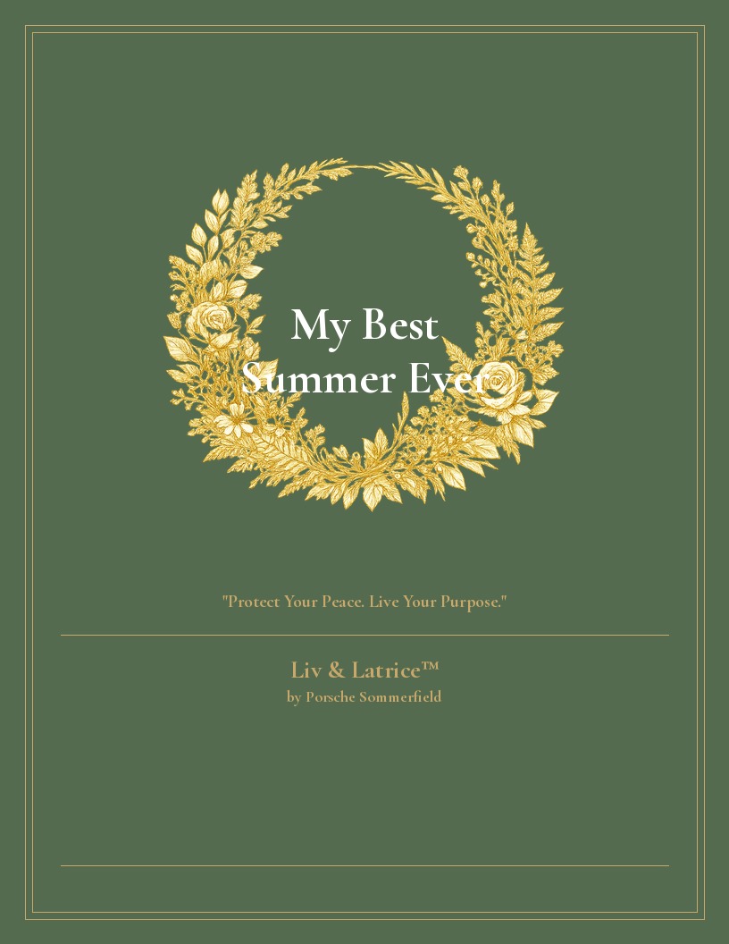 My Best Summer Ever — Kids Journal